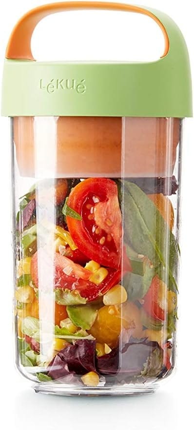 Travel & Storage Lekue 20 Oz. Jar to Go, Citrus
