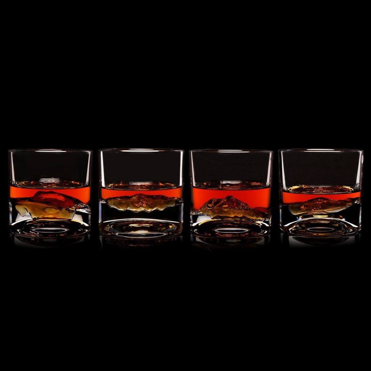 Barware Liiton The American Peaks Whisky Glasses - Set of 4