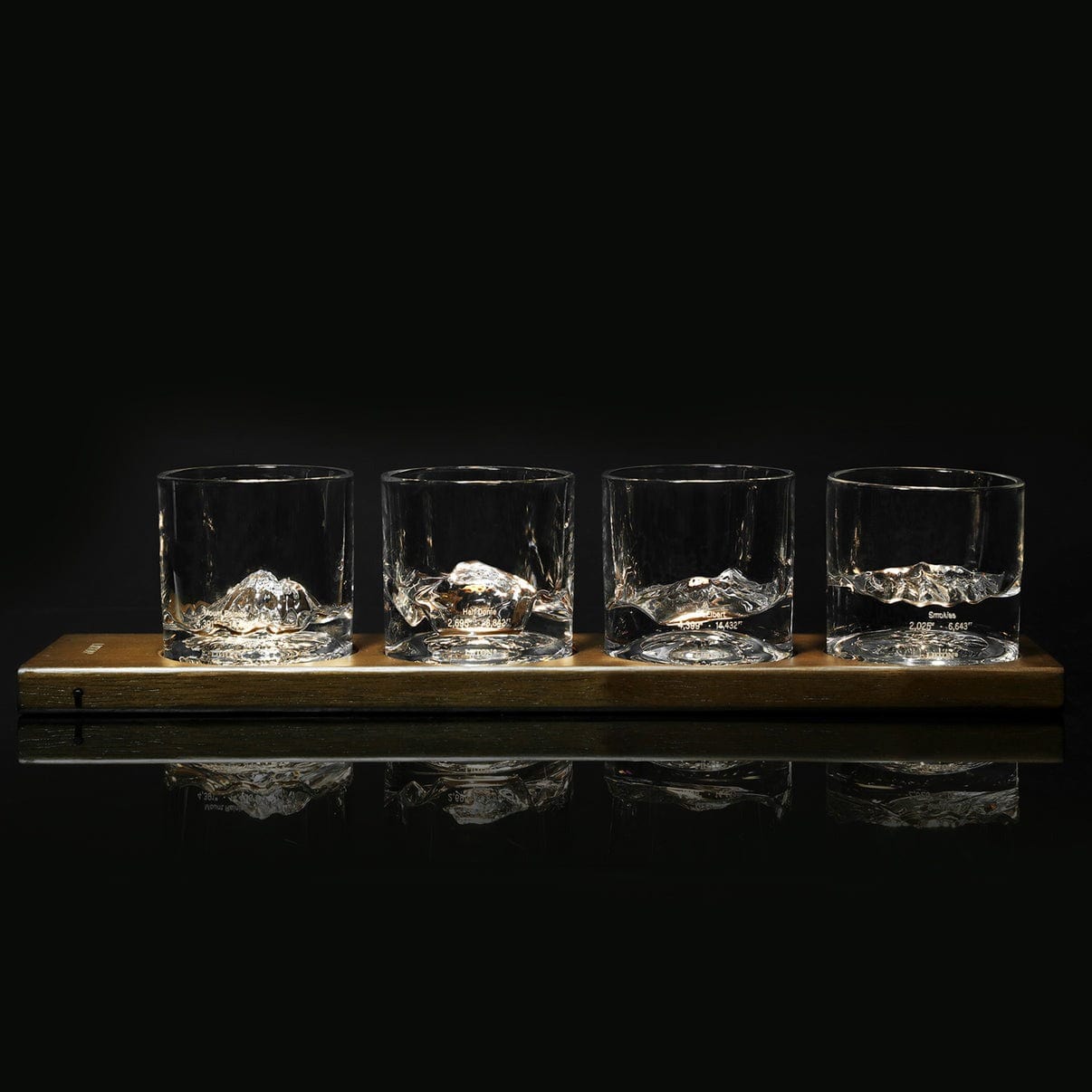 Barware Liiton The American Peaks Whisky Glasses - Set of 4