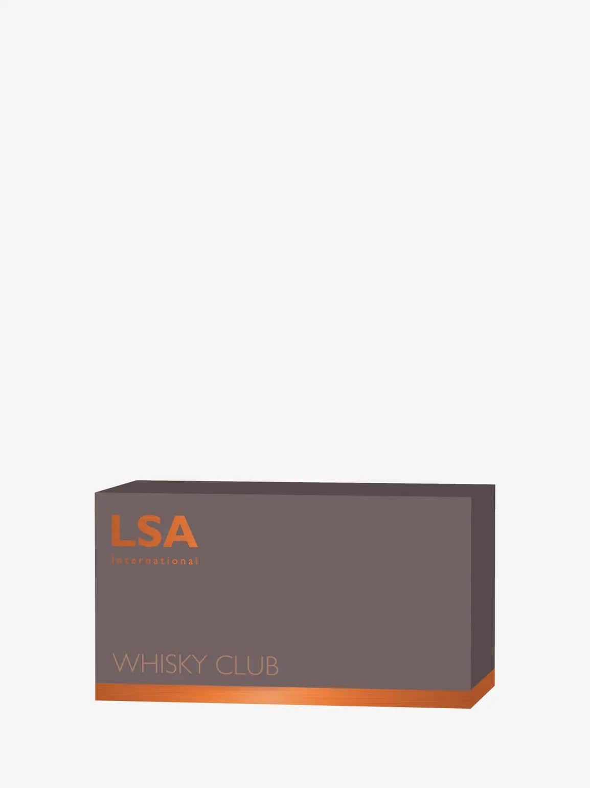Glassware LSA Blown Glass Whiskey Club Tumbler 8 oz - Peat Brown, Set of 2