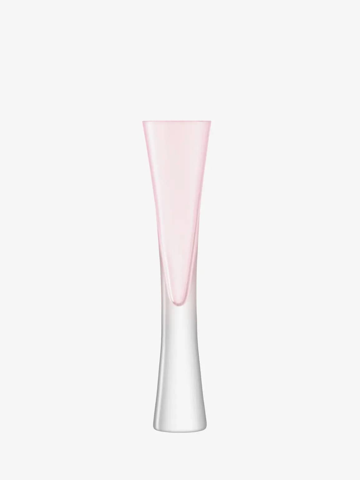 Glassware LSA Moya Blown Glass Champagne Flutes - Blush, Set of 2