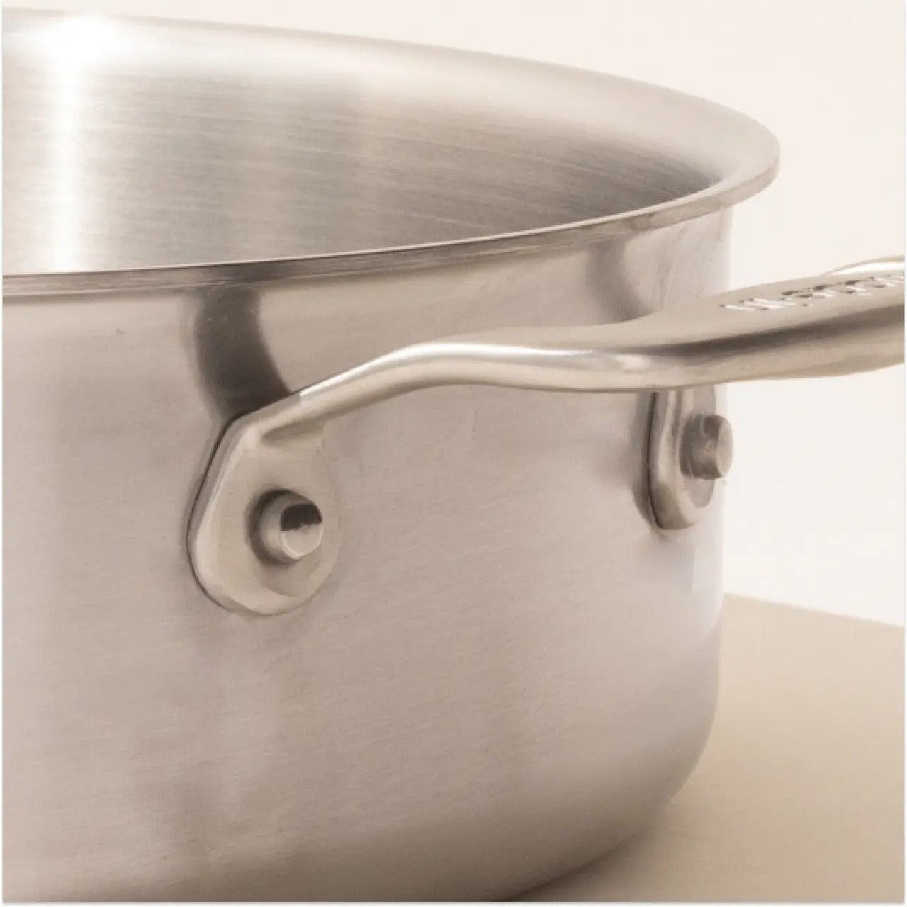 Cookware MADE IN 5-Ply Stainless Steel Rondeau with Lid - 6 Quart - Made in Italy