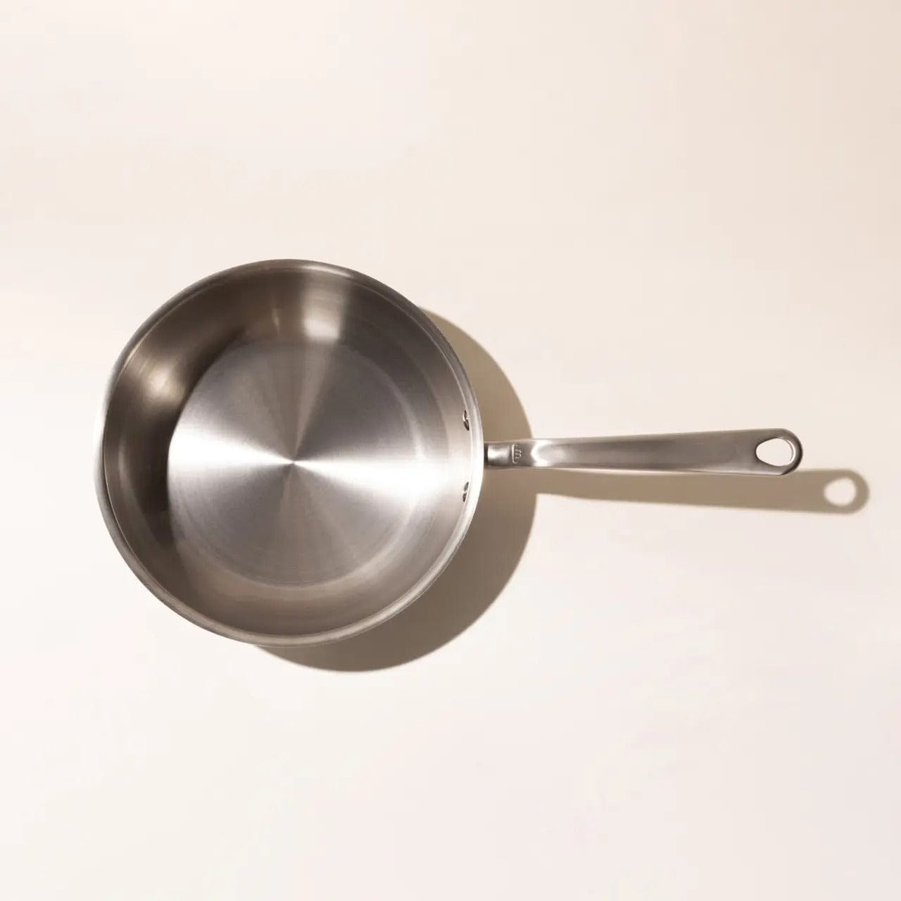 Cookware MADE IN 5-Ply Stainless Steel  Saucier with Lid - 3.5 Quart - Made in Italy