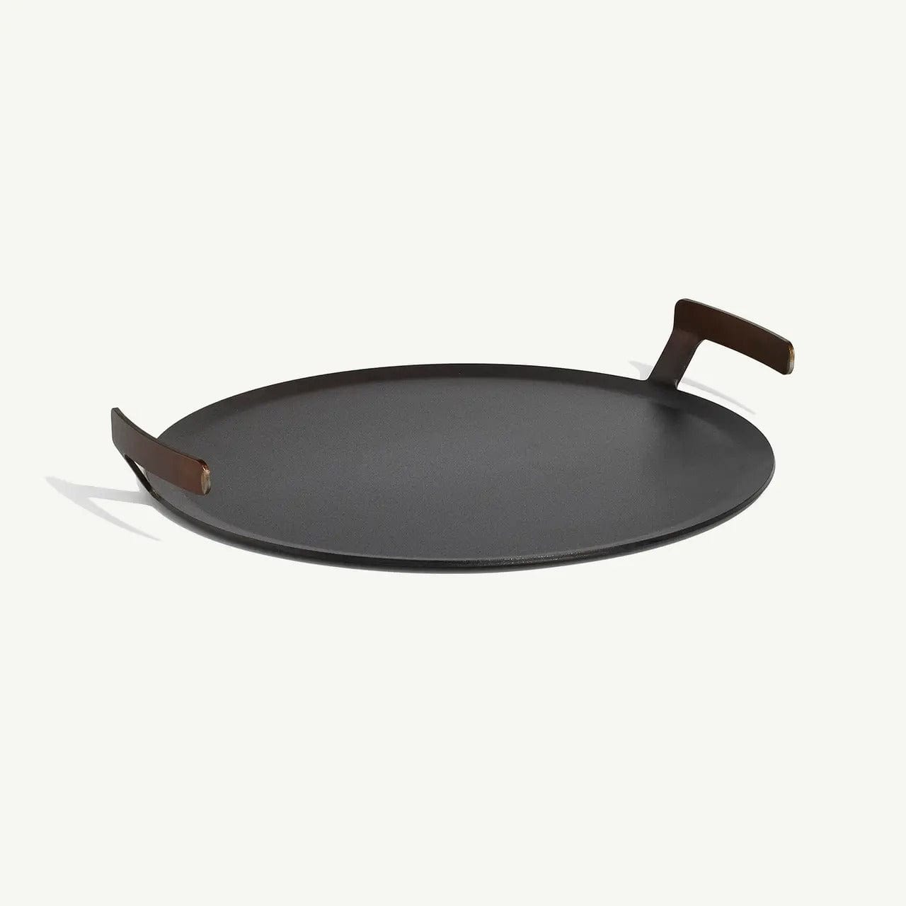 Cookware MADE IN Carbon Steel Round Griddle - MADE IN Blue Carbon Steel Griddle - Induction Compatible - Made in Sweden - Lifetime Warranty