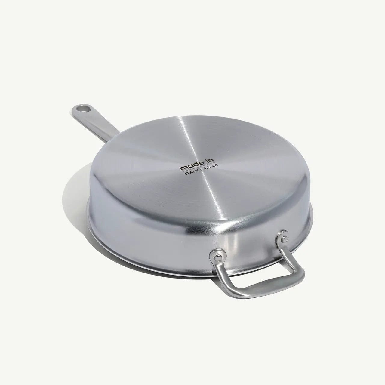 Cookware MADE IN CeramiClad Non-Stick Saute Pan - 3.5 Quart -  No PFAS, No PFOA - Made in Italy