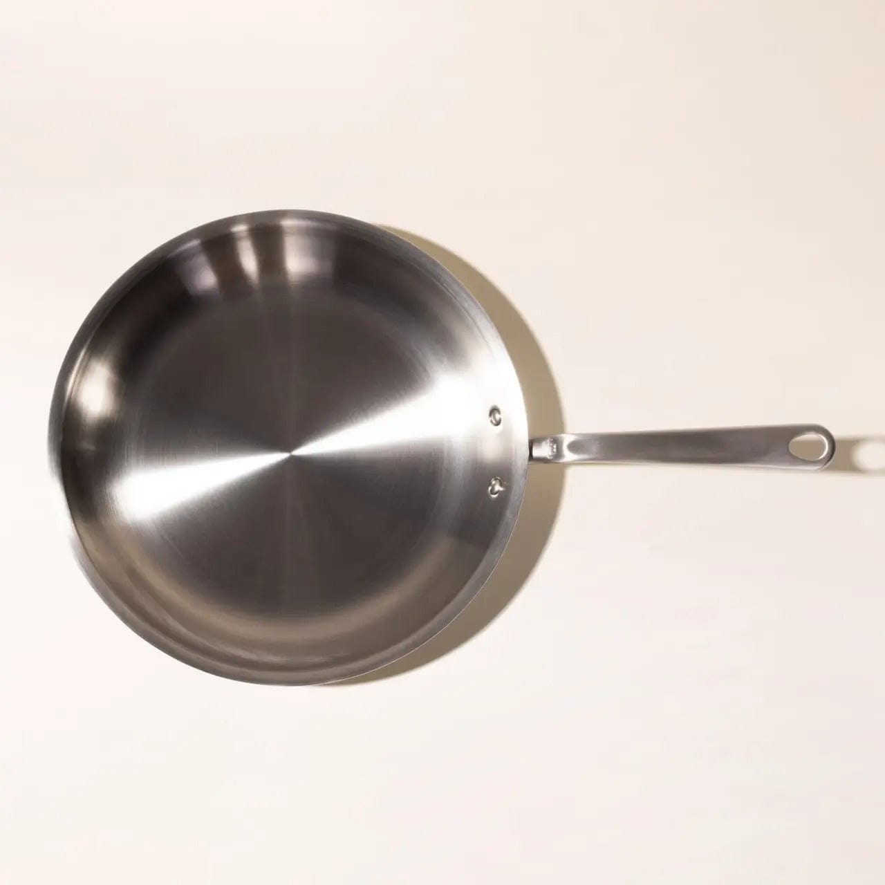 Cookware MADE IN Stainless 5-Ply Steel Fry Pan - 8", 10", 12" - Induction Friendly, Lifetime Warranty