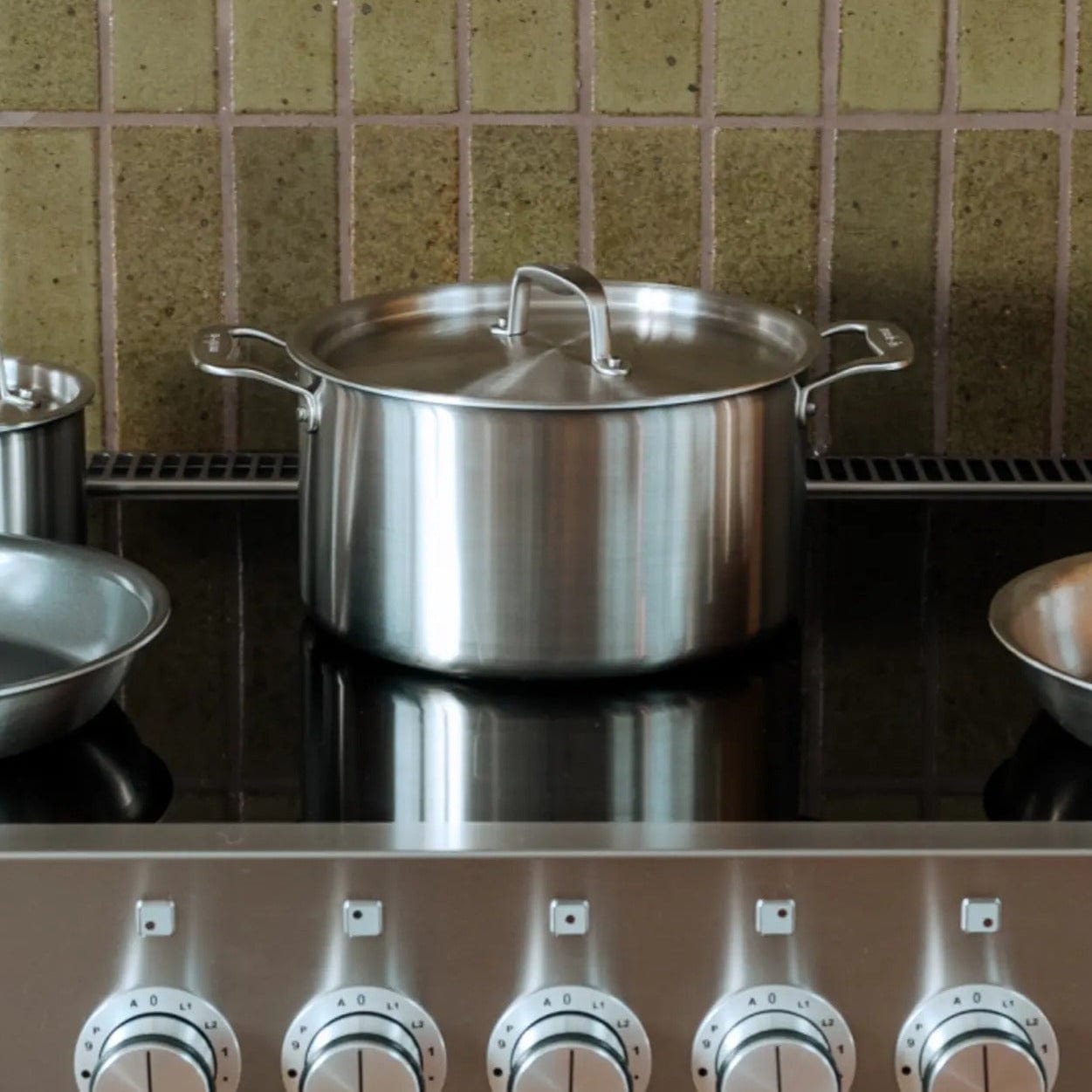 Cookware MADE IN Stainless Steel Stockpot with Lid 12 Quart