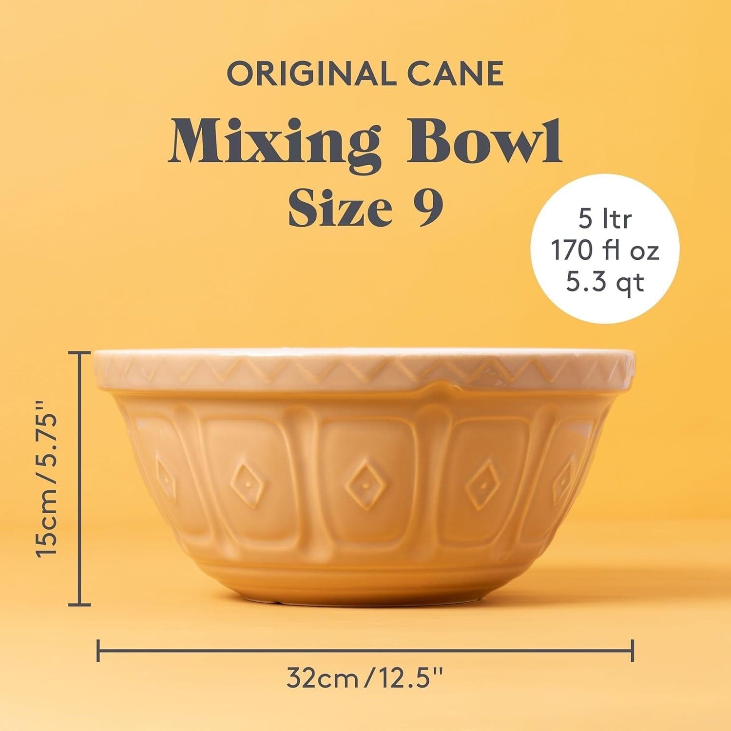 Bakeware Mason Cash Original Cane Mixing Bowls - Multiple Sizes