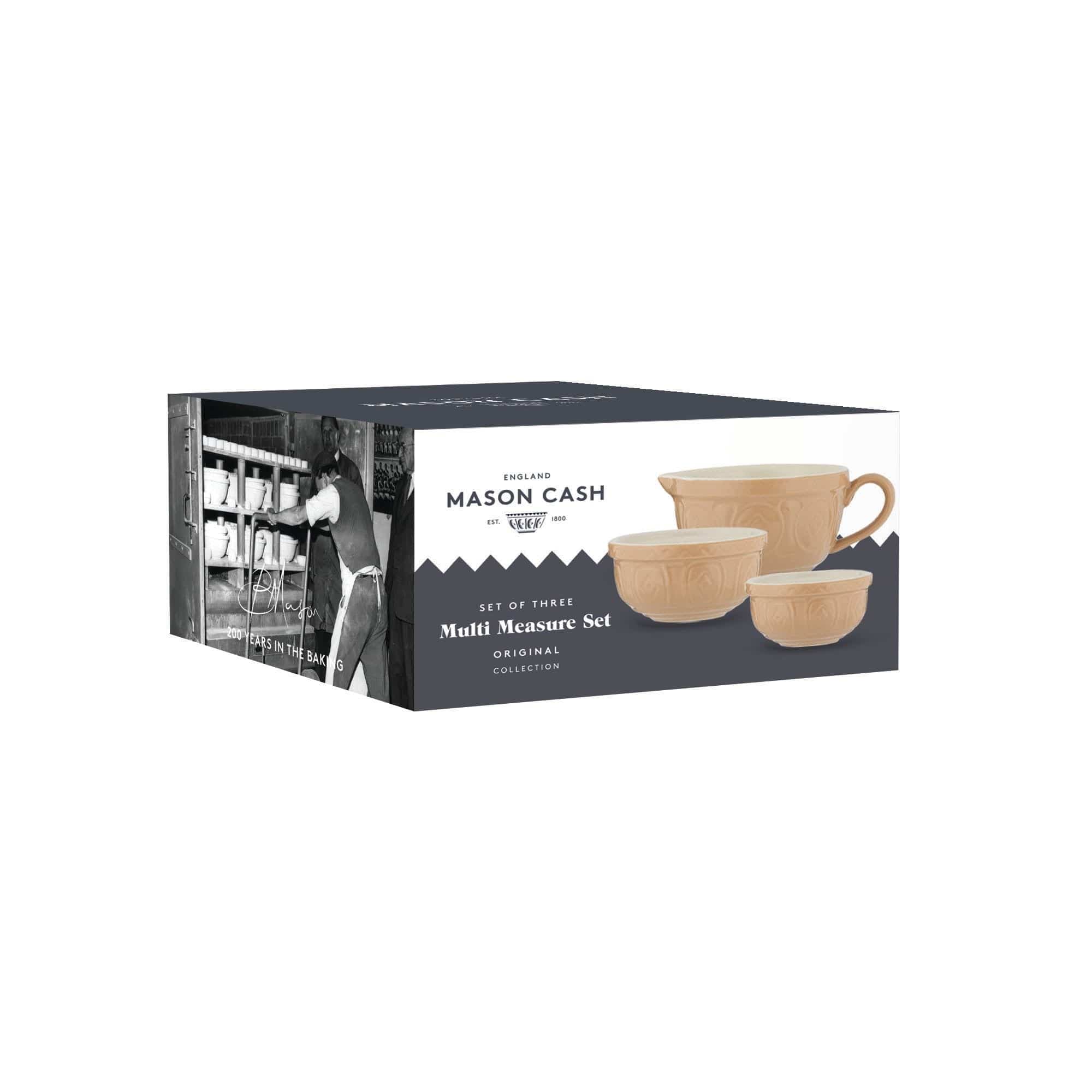 Bakeware Mason Cash Original Cane Measuring Cups, Set of 3