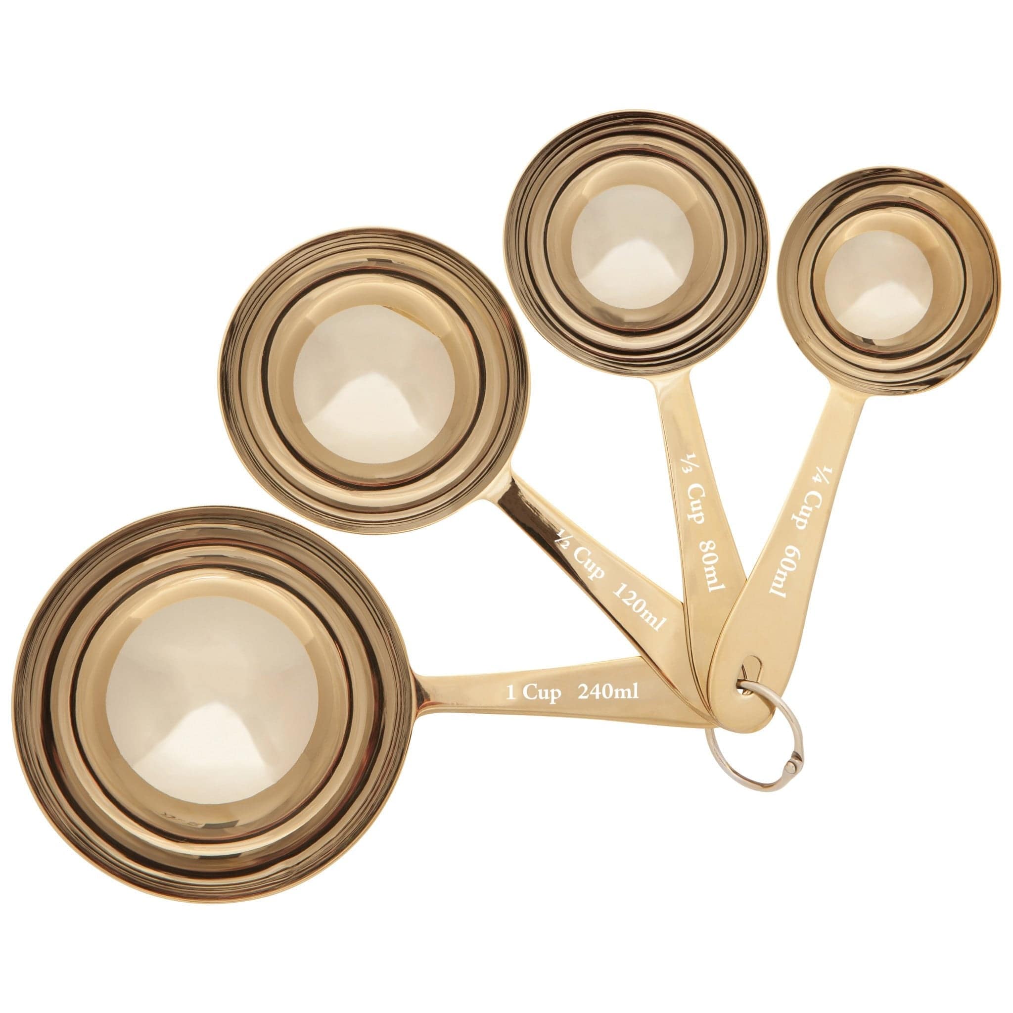 Tools & Accessories Measuring Cups - Gold - Set of Four