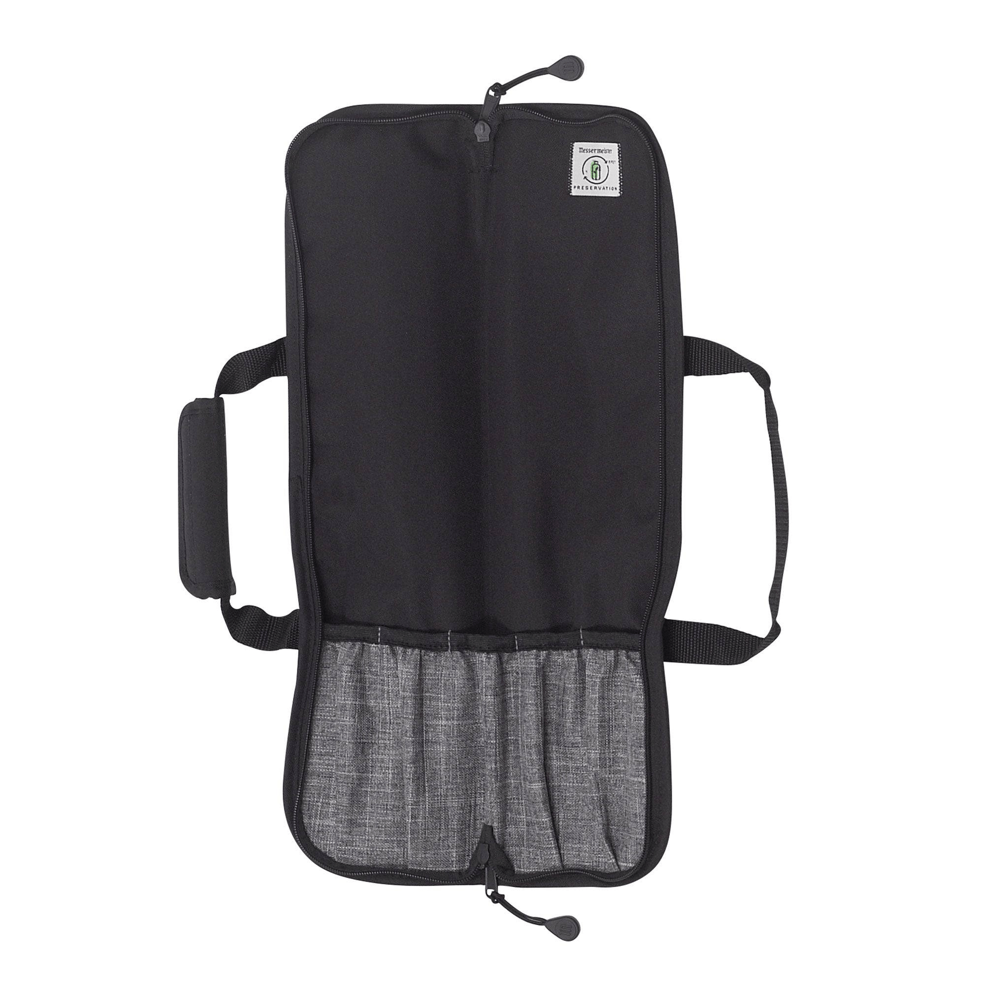 Cutlery Messermeister - Preservation Black Knife Roll Bag - 5 Pocket