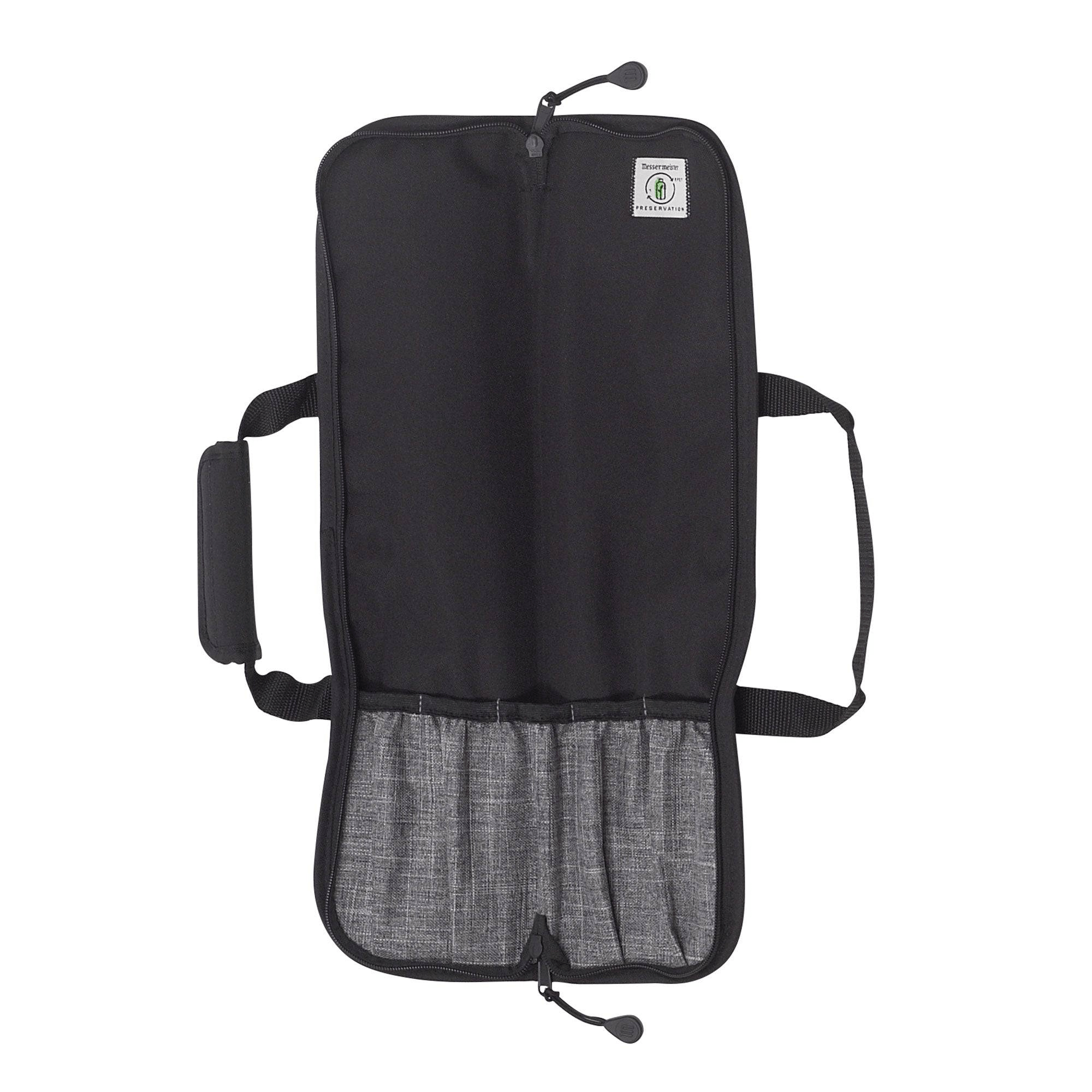 Cutlery Messermeister - Preservation Black Knife Roll Bag - 5 Pocket
