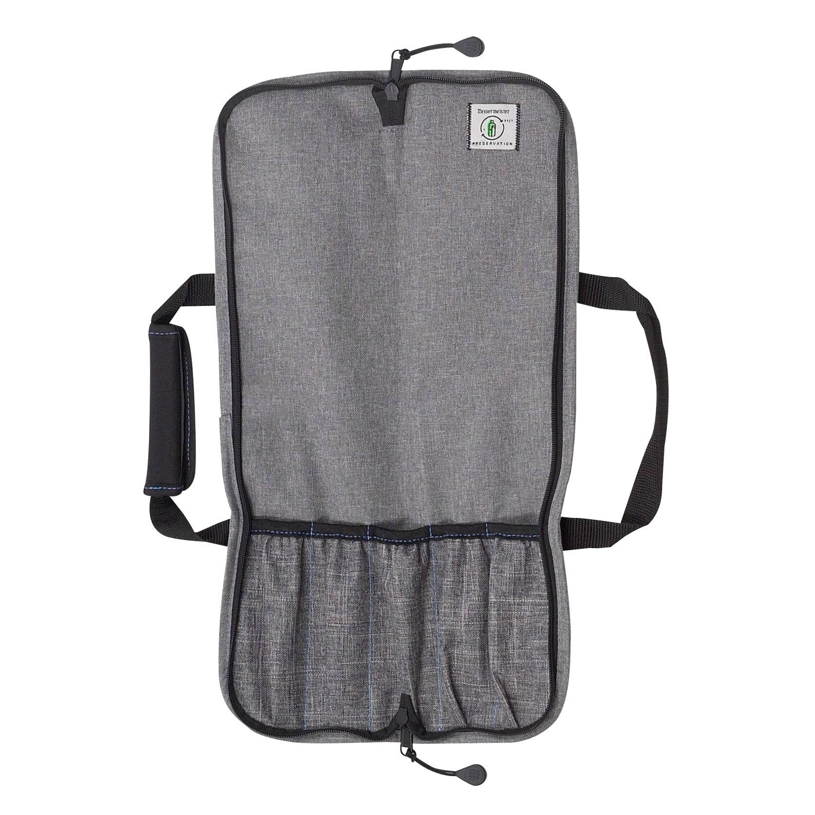 Cutlery Messermeister - Preservation Heather Gray Knife Roll Bag - 5 Pocket