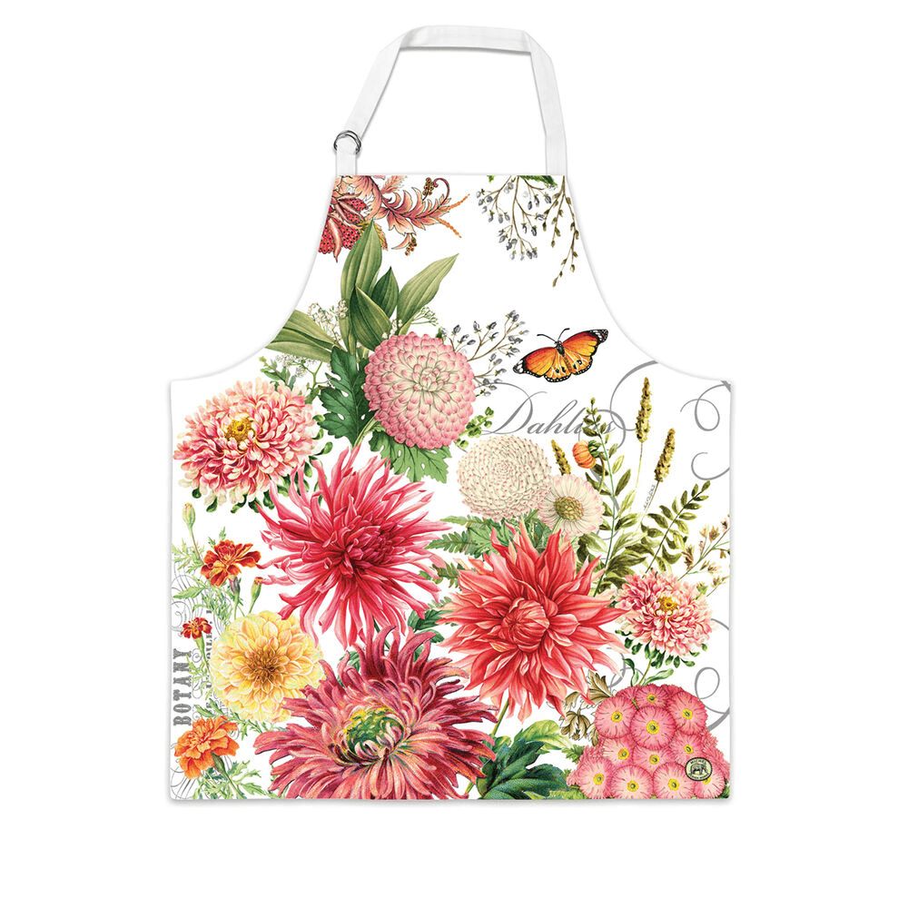 Linen Michel Design Works - Apron - Dahlias