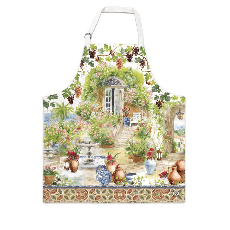 Linen Michel Design Works - Apron - Tuscan Terrace