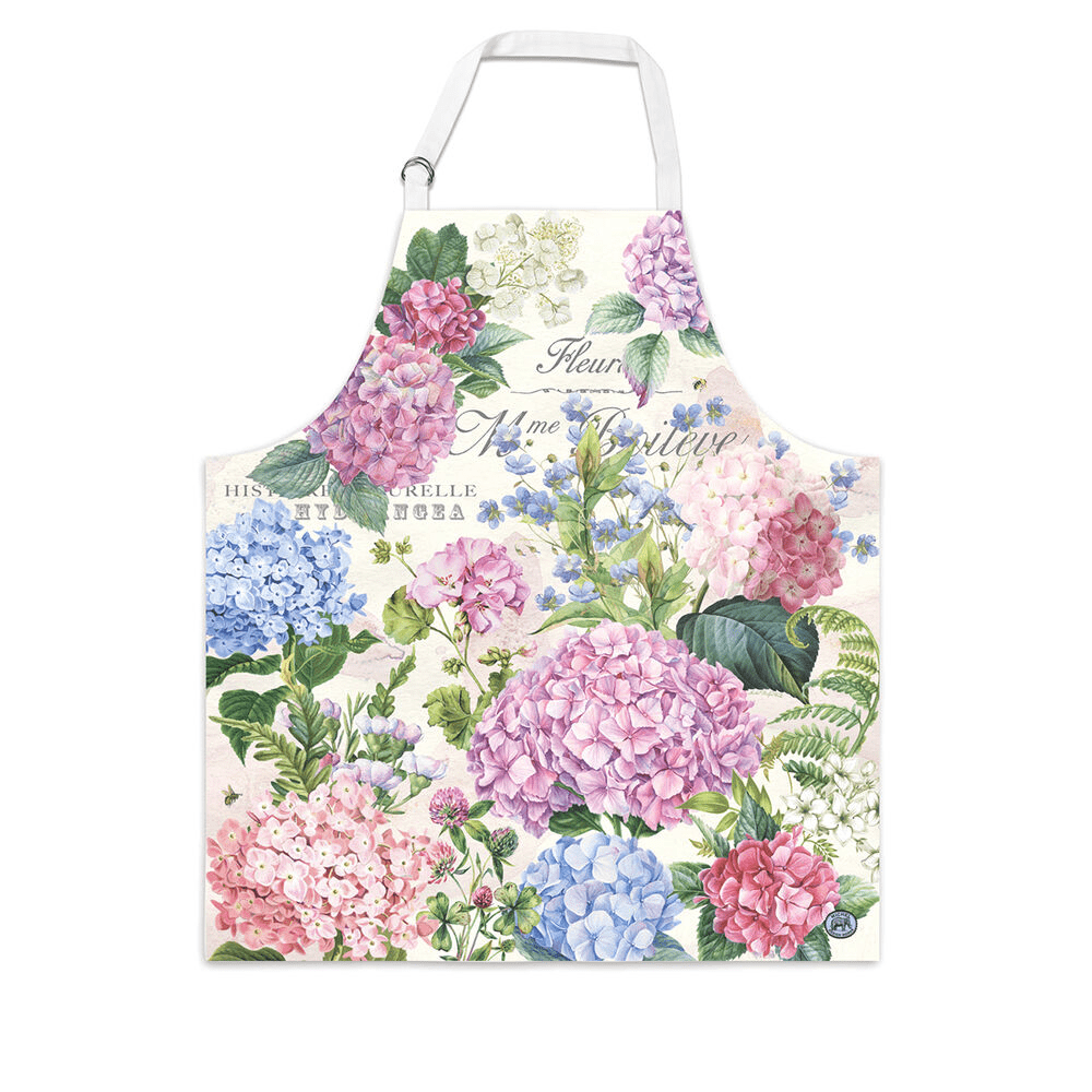 Linen Michel Design Works - Apron - Wild Hydrangea
