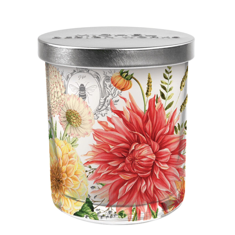 Table & Counter Accessories Michel Design Works - Candle Jar With Lid - Dahlias