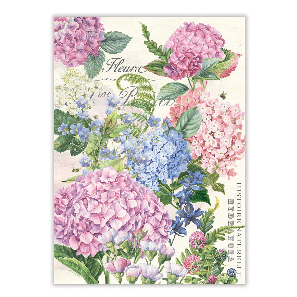 Linen Michel Design Works - Kitchen Towel - Wild Hydrangea