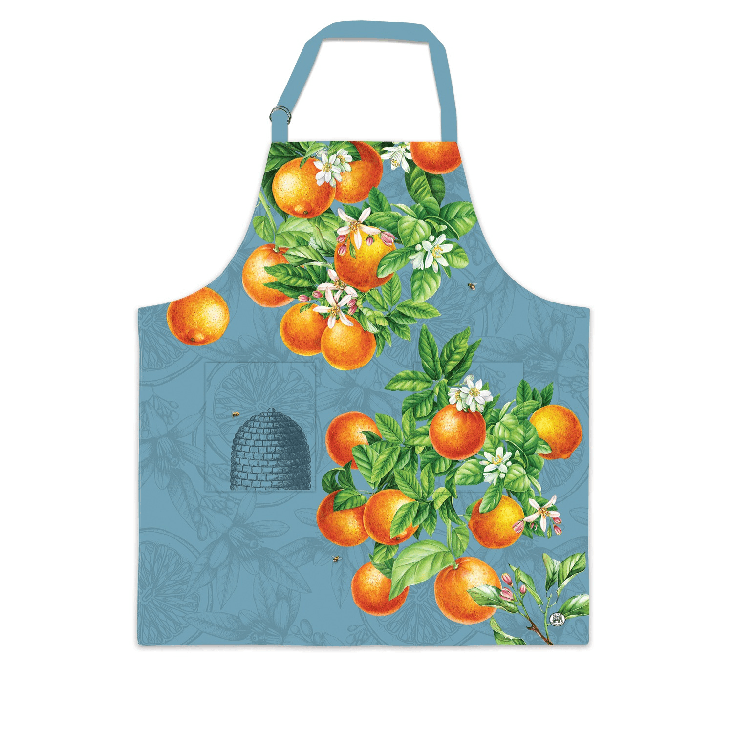 Linen Michel Design Works L'Orange Apron with Pockets