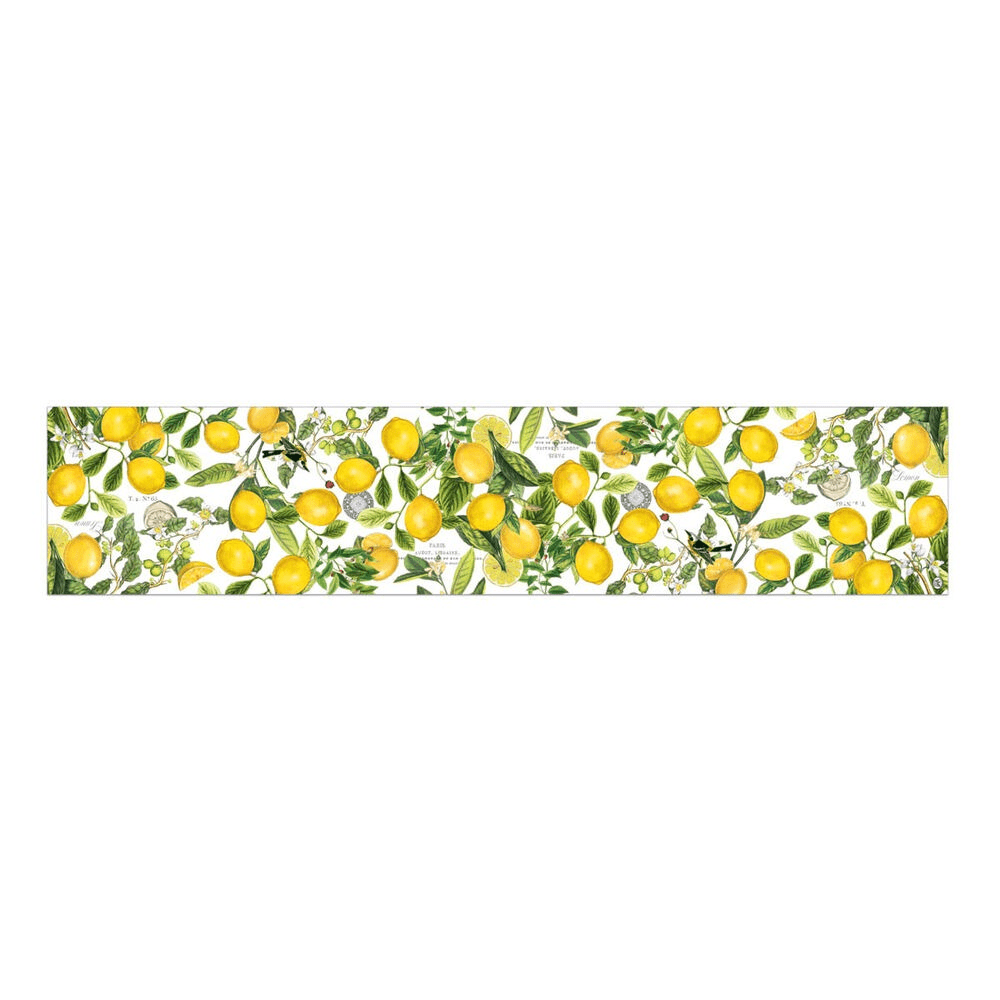 Linen Michel Design Works Lemon Basil Cotton Table Runner - 72"