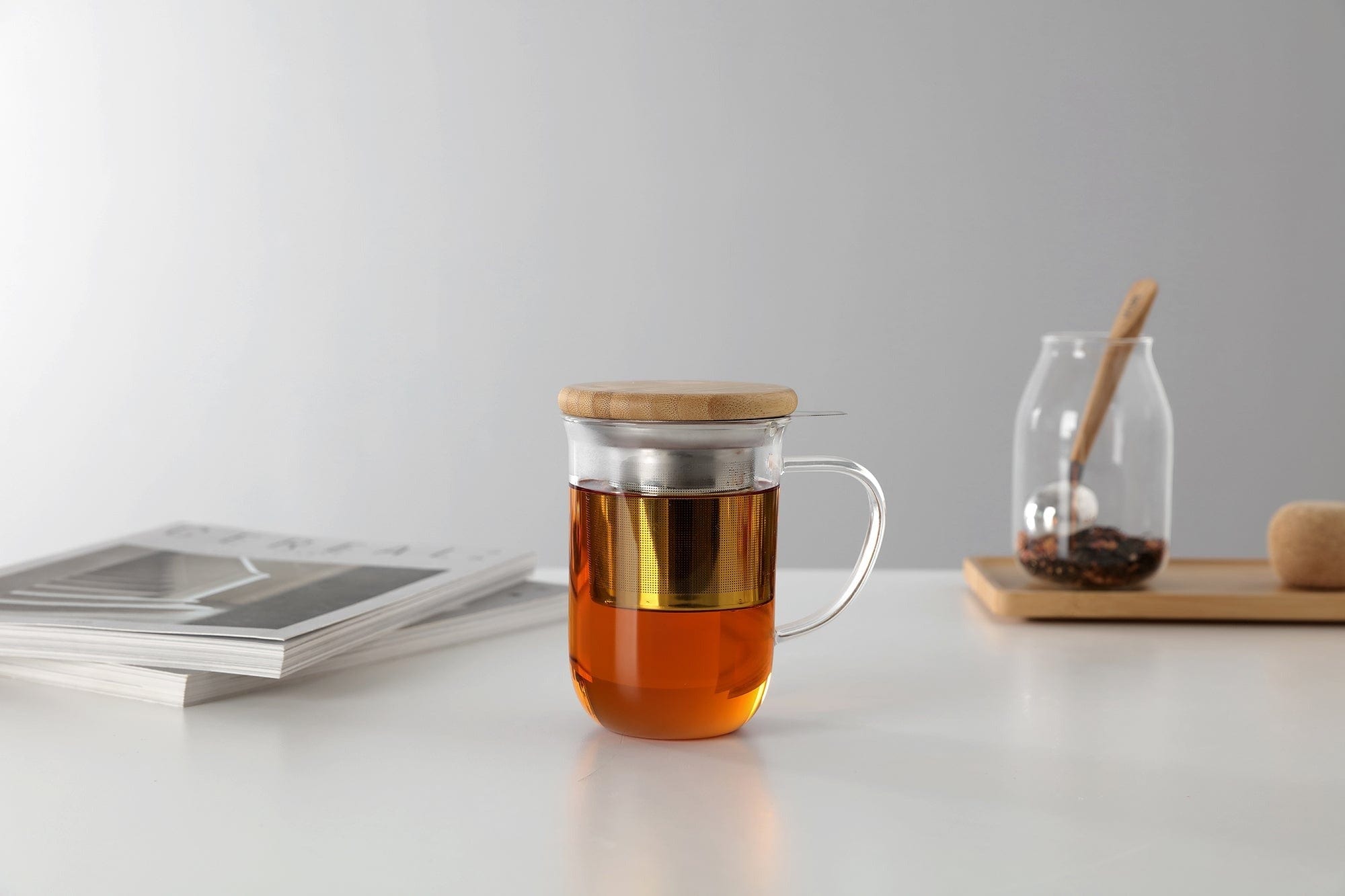 Coffee & Tea Minima™ Balance Glass Tea Mug - 17oz