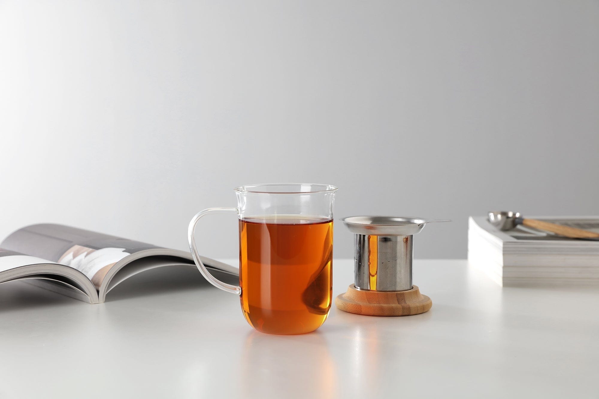 Coffee & Tea Minima™ Balance Glass Tea Mug - 17oz