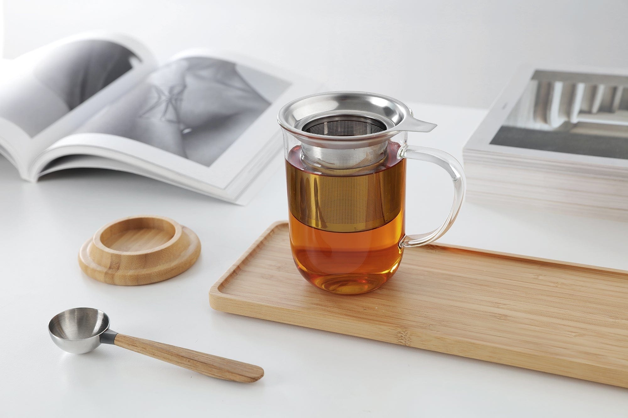 Coffee & Tea Minima™ Balance Glass Tea Mug - 17oz
