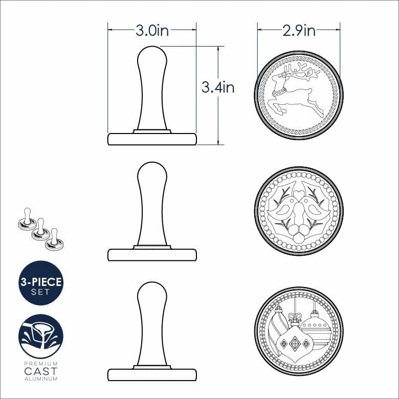 Bakeware Nordic Ware Cookie Stamps Yuletide