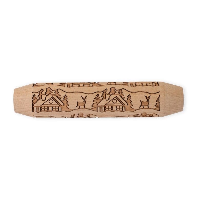 Bakeware Nordic Ware Woodland Cottage Embossed Rolling Pin