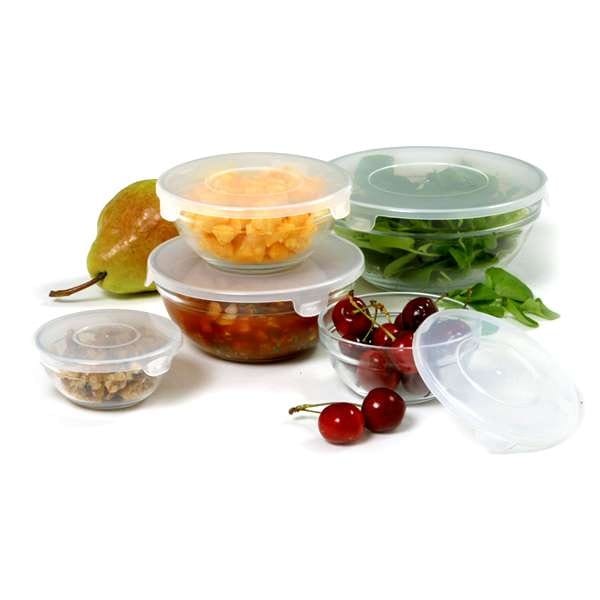 Glassware Norpro 10 Piece Glass Bowl Set with Lids