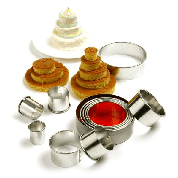 Bakeware Norpro 11-Piece Stainless Steel Round Biscuit/Cookie Cutter Set