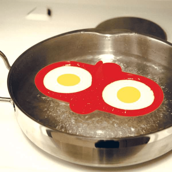Cookware Norpro Silicone Microwave Double Egg Poacher