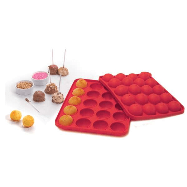 Bakeware Norpro Nonstick Silicone Cake Pop Pan with 20 Reusable Sticks