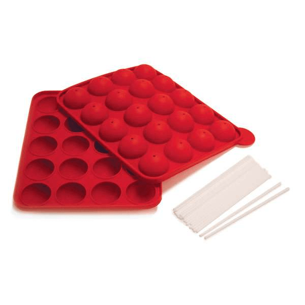 Bakeware Norpro Nonstick Silicone Cake Pop Pan with 20 Reusable Sticks