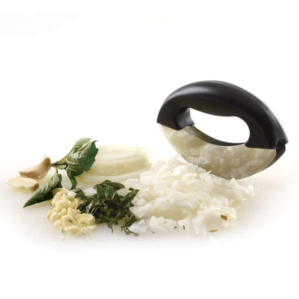 Cutlery Norpro Stainless Steel Mezzaluna - 6"