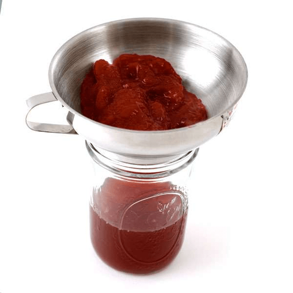 Tools & Accessories Norpro Stainless Steel Wide-Mouth Funnel with Silicone Strainer