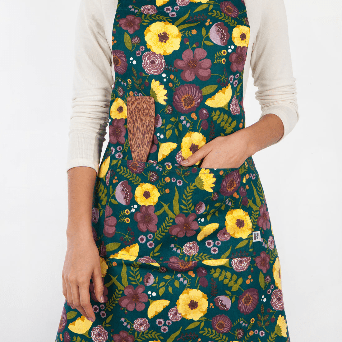 Linen Now Designs - Adeline Chef's Cotton Kitchen Apron