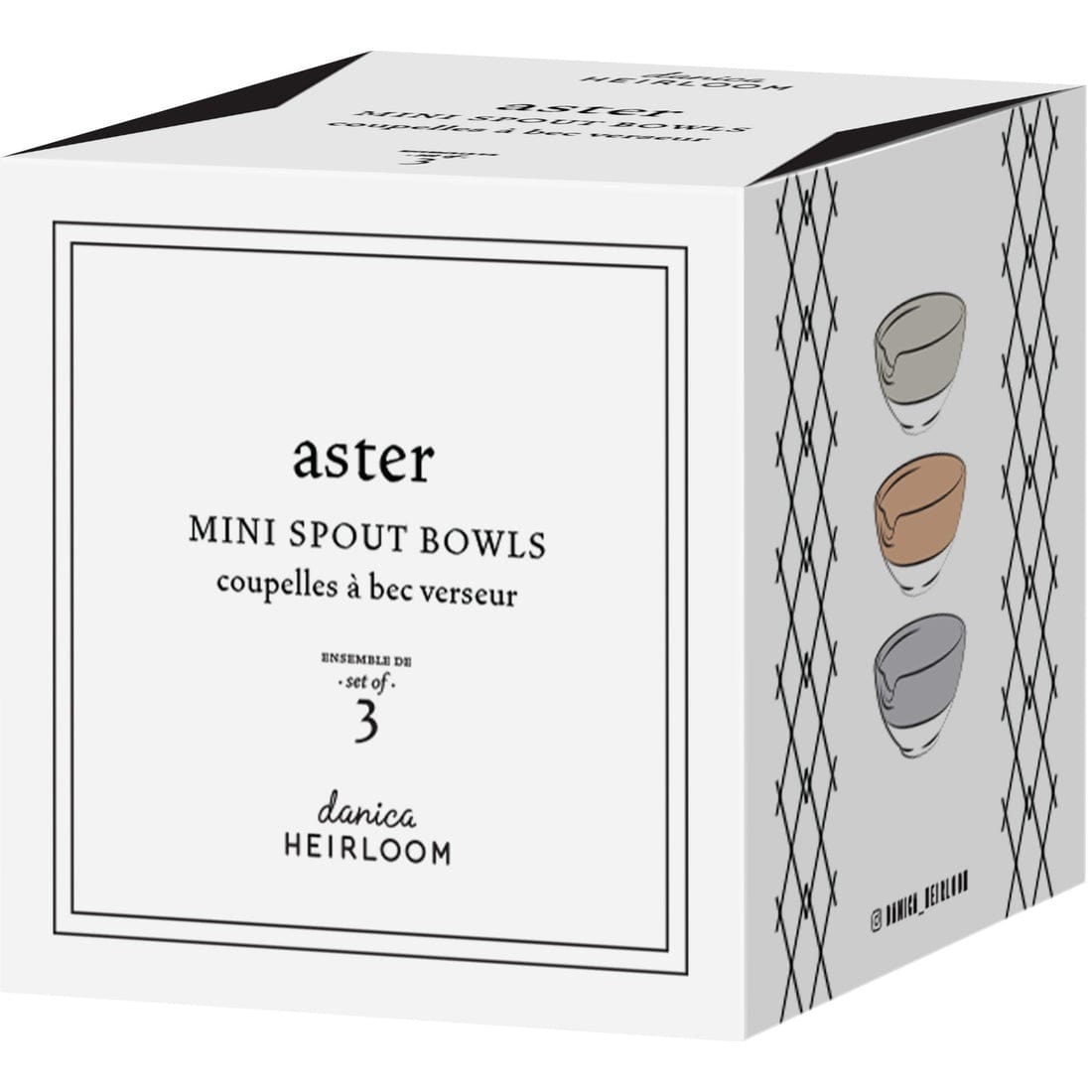 Table & Counter Accessories Now Designs - Aster Mini Spout Bowl - Set of 3