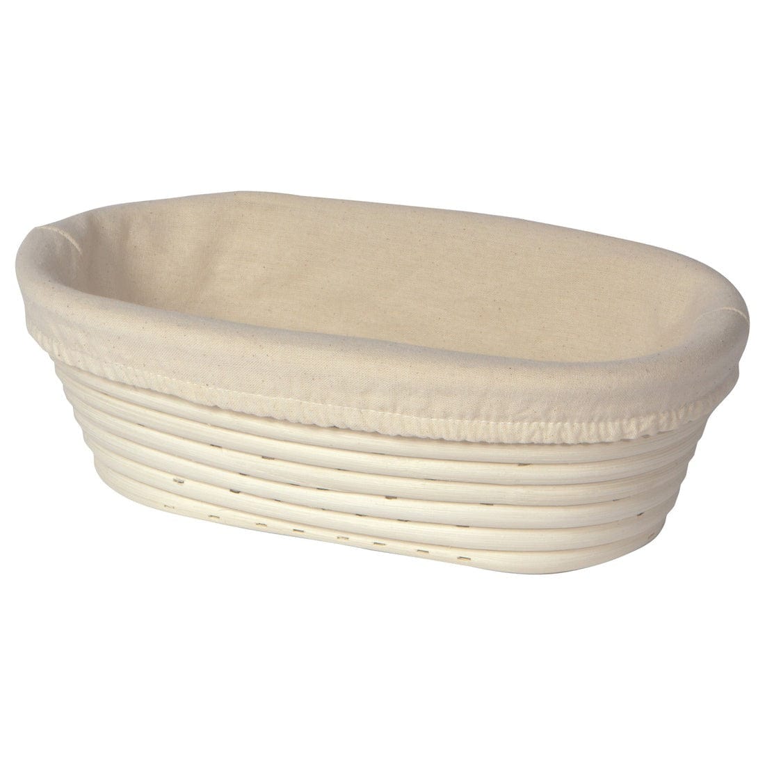 Bakeware Now Designs - Banneton Natural Cotton Liner - Oval 10" x 6"