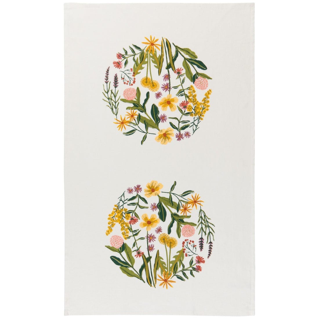 Linen Now Designs - Bees & Blooms Terry Dishtowel