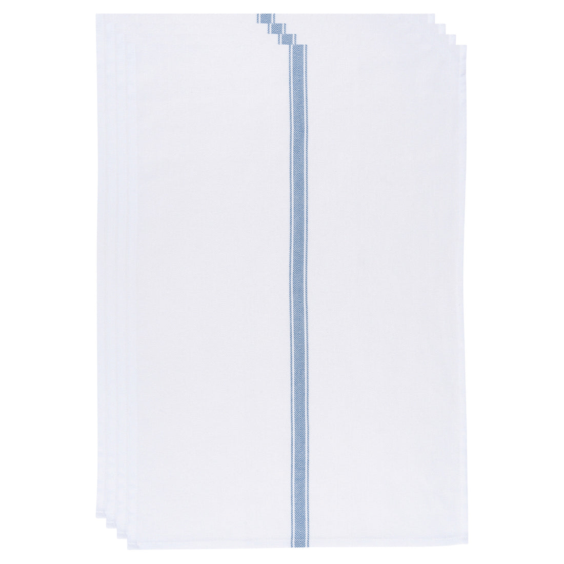 Linen Now Designs - Brooklyn Stripe Delft Blue Dishtowels - Set of 4