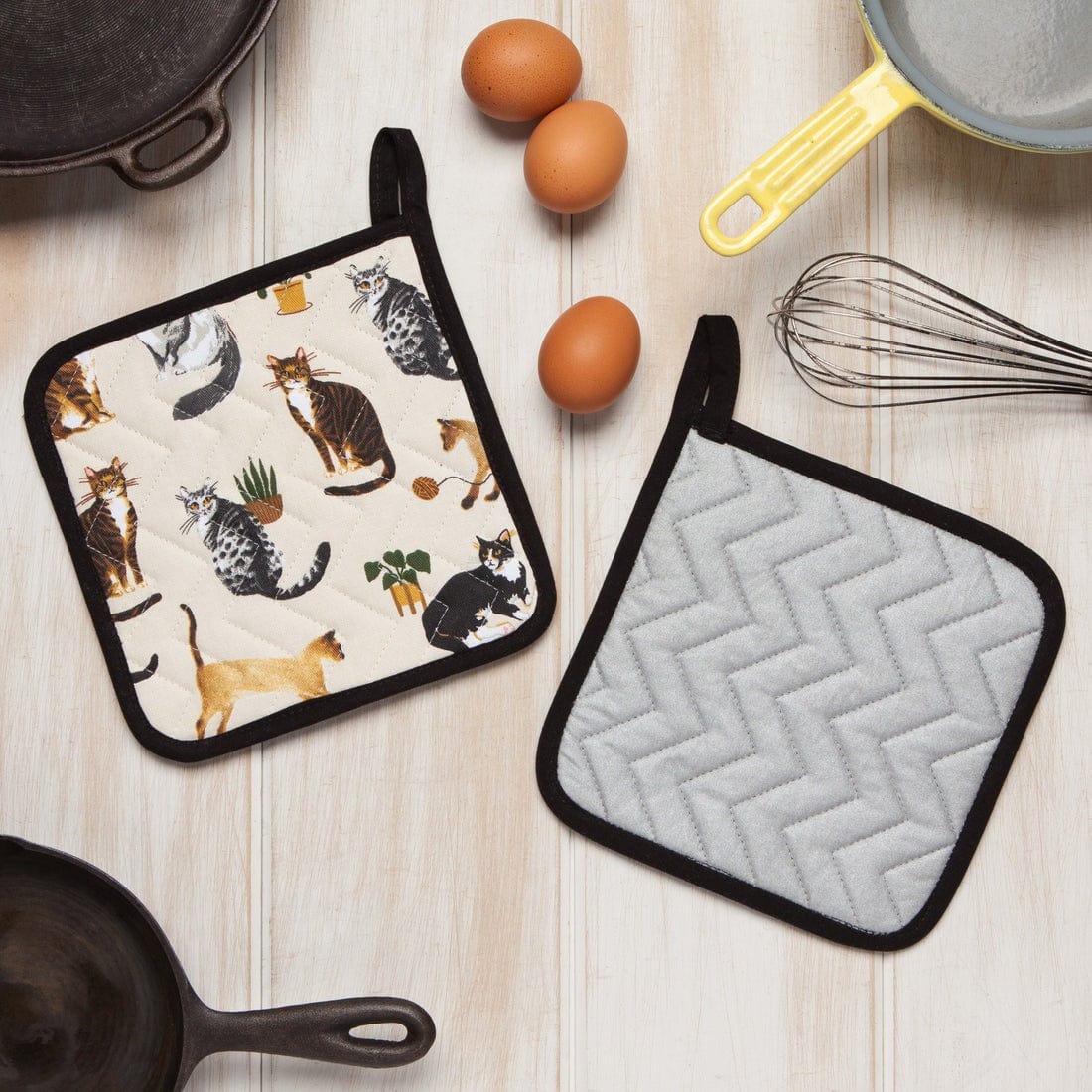 Linen Now Designs - Cat Collective Chef Potholder