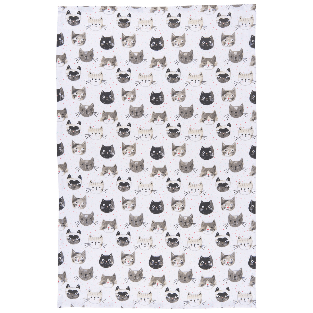 Linen Now Designs - Cats Meow Cotton Dishtowel