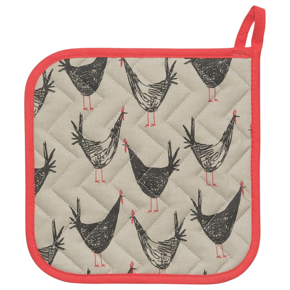 Linen Now Designs - Chicken Scratch Pot Holder