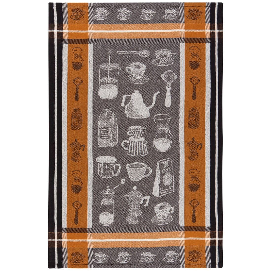 Linen Now Designs - Coffee Break Jacquard Dishtowel