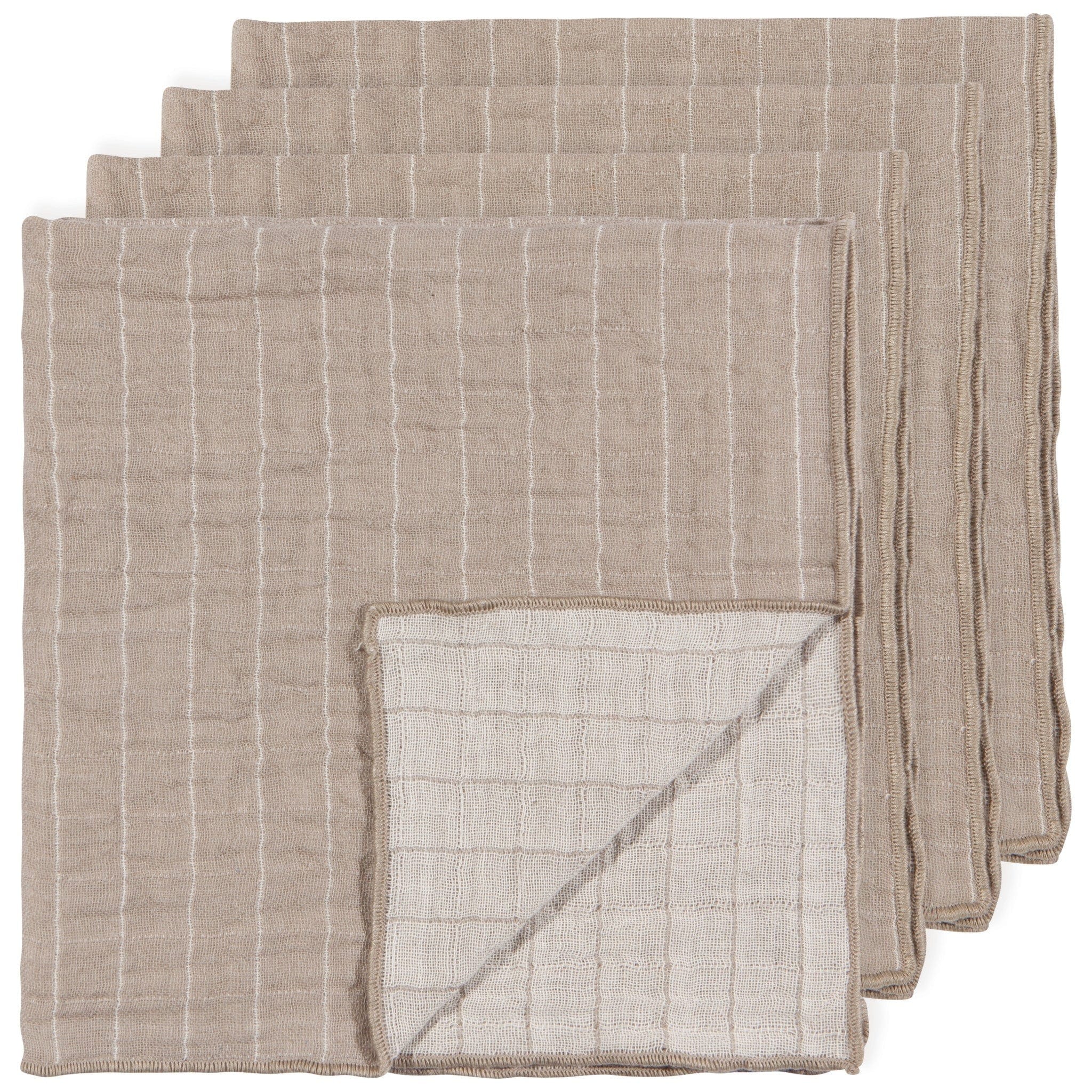 Linen Now Designs Double Weave Napkins - Set of 4 - Multiple Colors