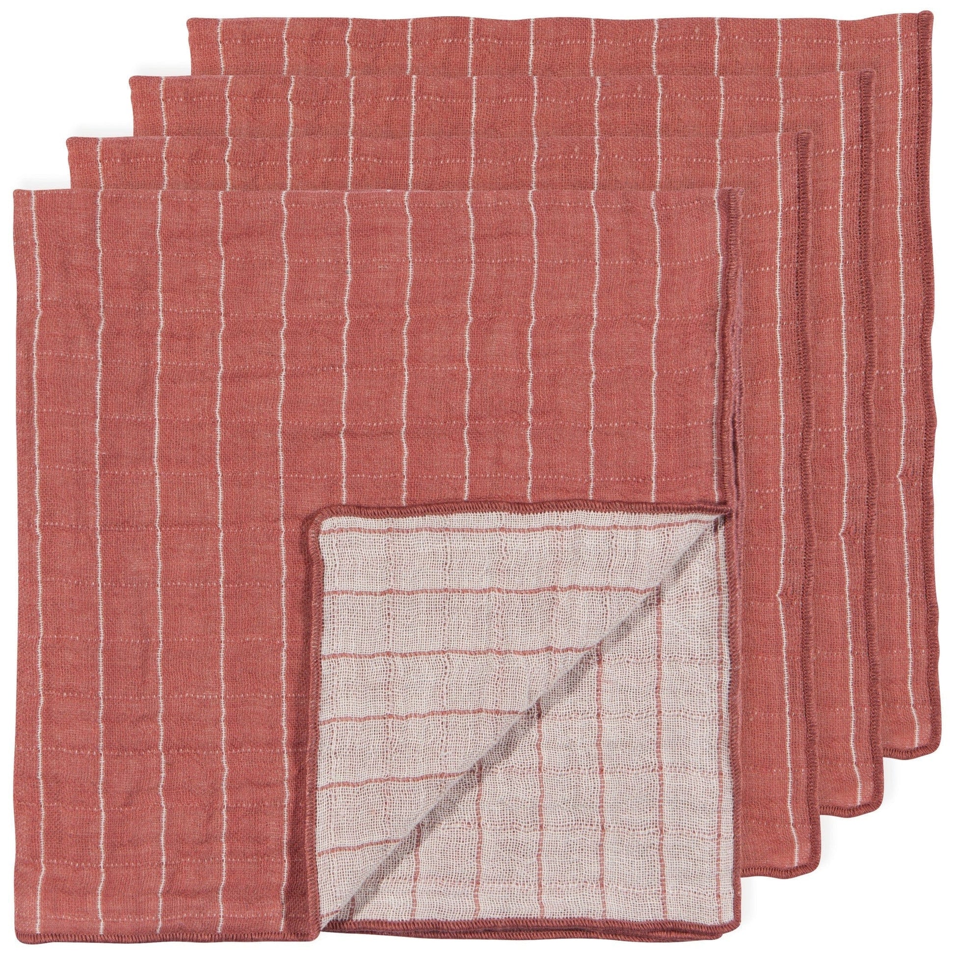 Linen Now Designs Double Weave Napkins - Set of 4 - Multiple Colors