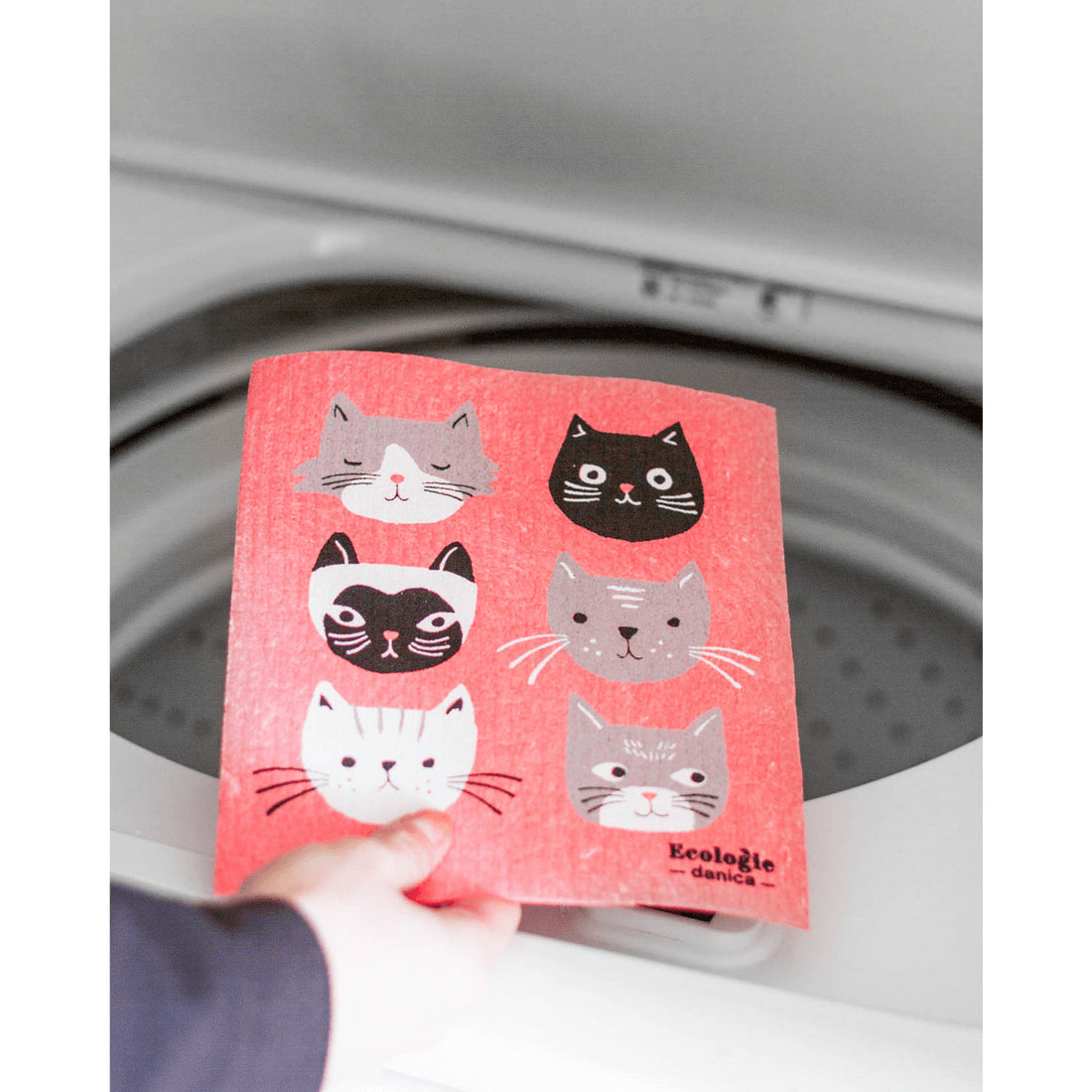 Cleaning & Floormats Now Designs - Ecologie Cats Meow Swedish Sponge Cloth