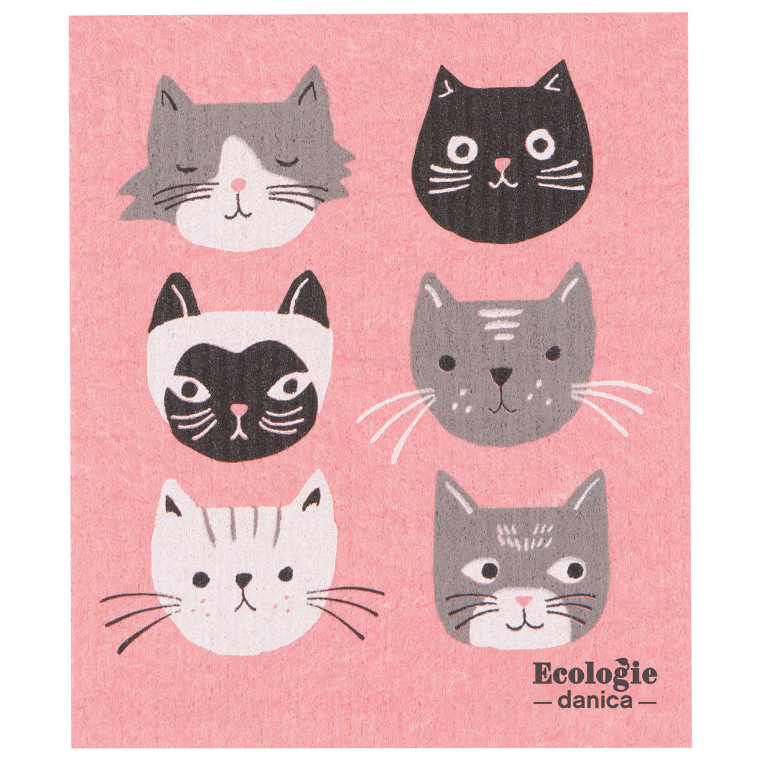 Cleaning & Floormats Now Designs - Ecologie Cats Meow Swedish Sponge Cloth