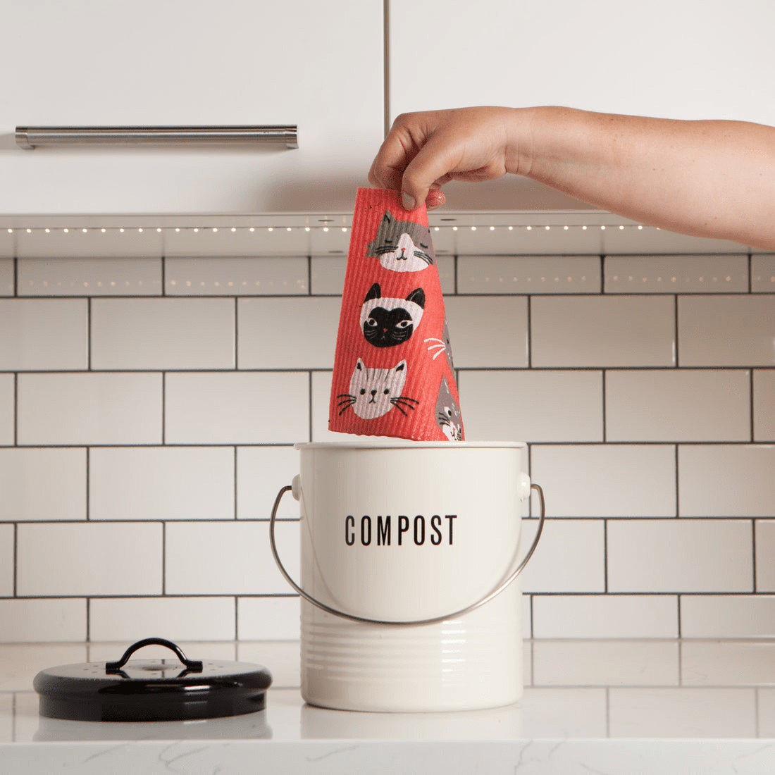 Cleaning & Floormats Now Designs - Ecologie Cats Meow Swedish Sponge Cloth